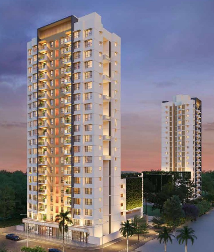 Mahindra Marina 64 luxury residential tower elevation at Malad West, Mumbai